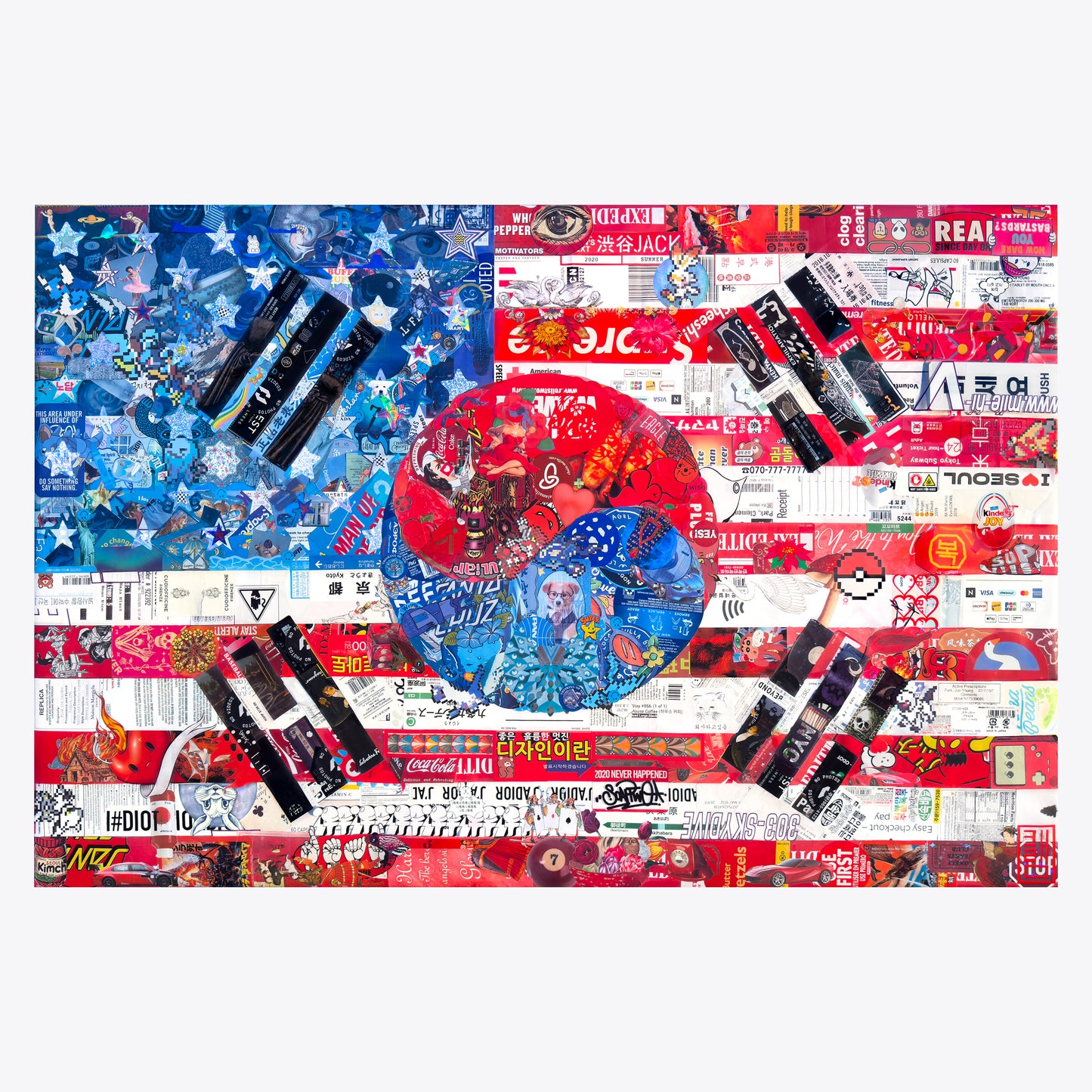 Korean American Flag - Giclee Print